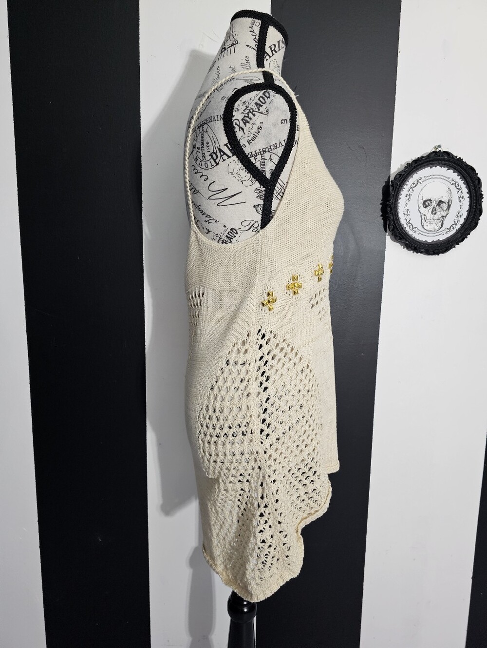 Crochet Medieval Top‎ - Picture 3 of 6
